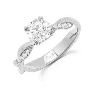 0.09 ctw Diamond Solitaire Engagement Ring