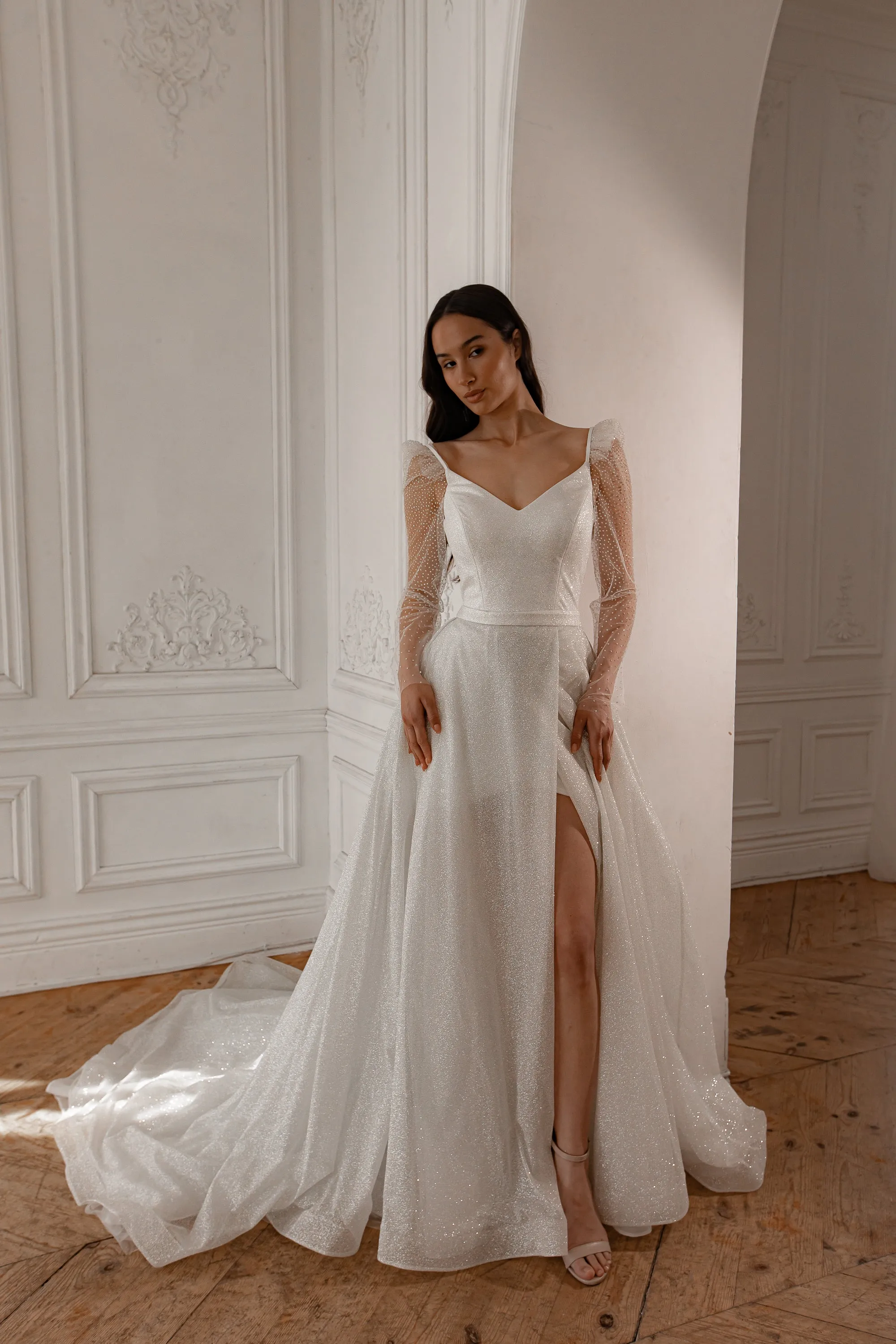 2 in 1 Wedding Dress Calista With The Detachable Skirt