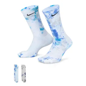 2 Pack Unisex Everyday Cushioned Color Splash Crew