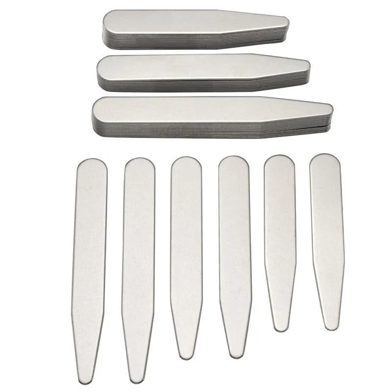 36 Pcs Stainless Steel Collar Stays