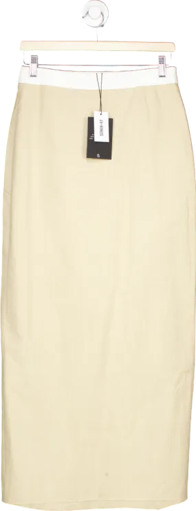 4th & Reckless Beige Eliana Skirt UK 10