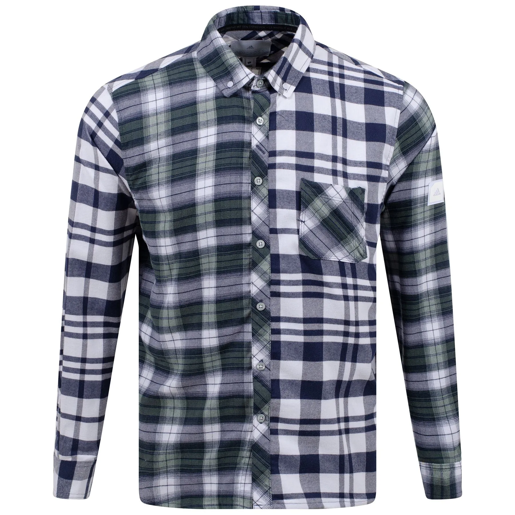 Adicross Long Sleeve Flannel Shirt White - AW22