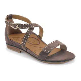 Aetrex Women's Hailey Sandal Deep Taupe