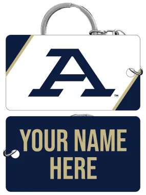 Akron Zips Customizable Acrylic Keychain 1.5 x 2.75 Officially Licensed Collegiate Product