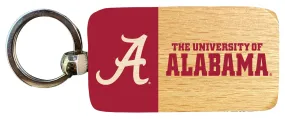 Alabama Crimson Tide 2.5 x 1-Inch Wooden Keychain Officially Licensed Collegiate Product