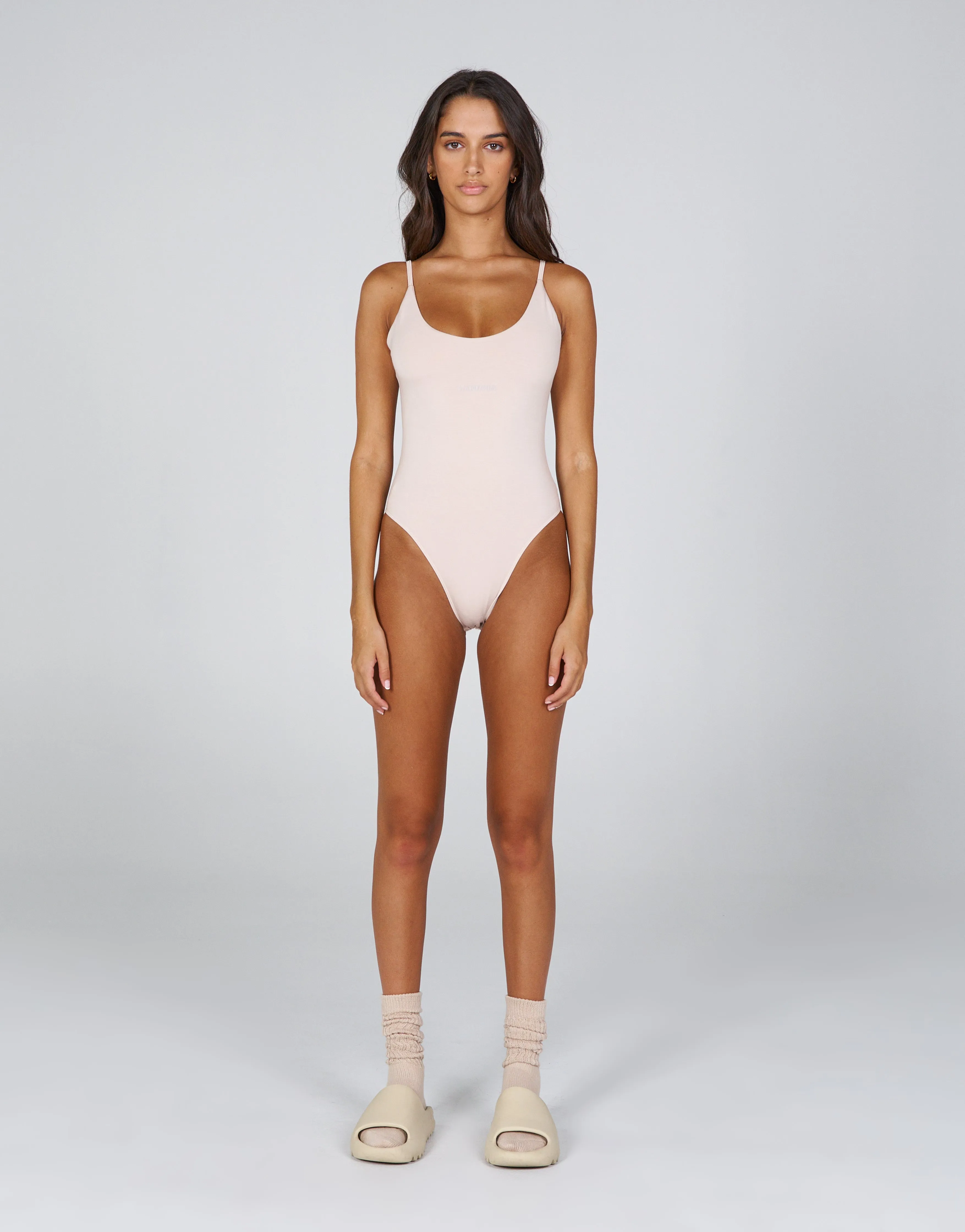 AW Willow Bodysuit- Oat (Beige)