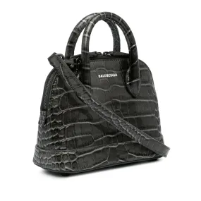 Balenciaga XS Embossed Ville Satchel