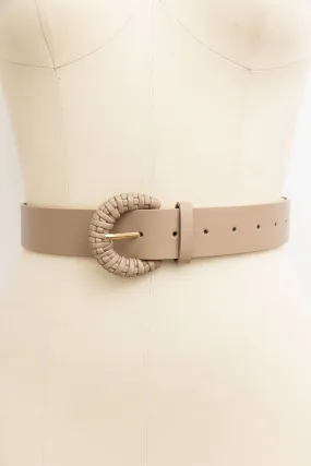 Beige Woven Belt