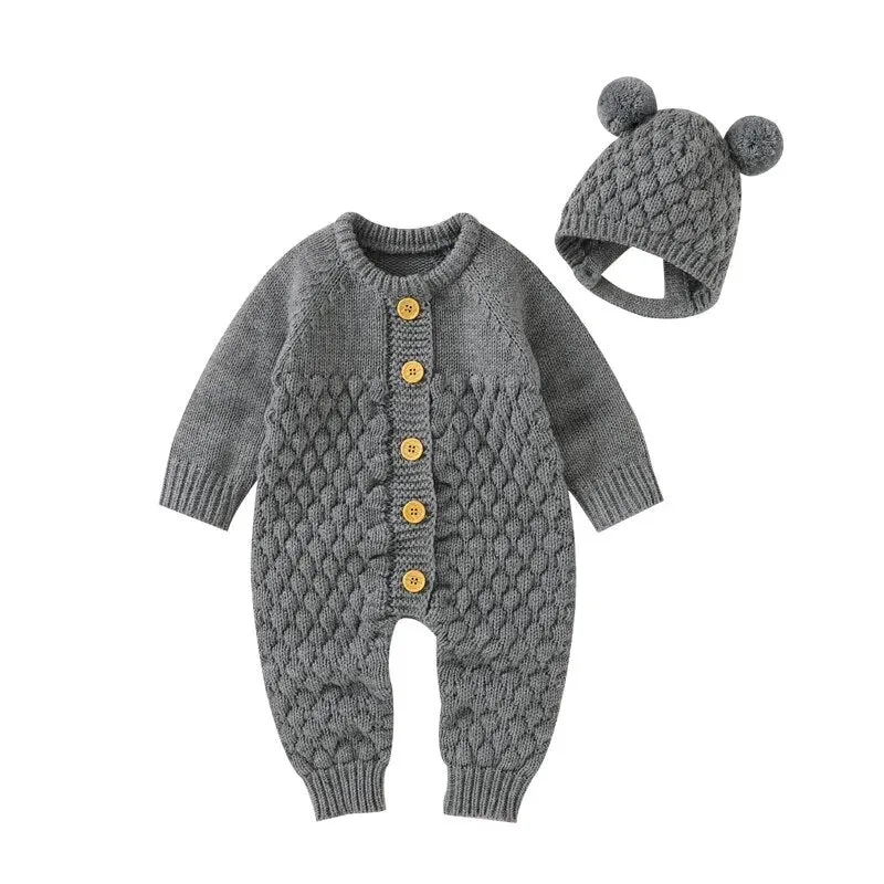 Cozy Cable Knit Baby Winter Ensemble