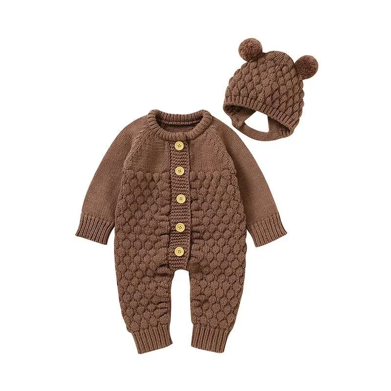 Cozy Cable Knit Baby Winter Ensemble