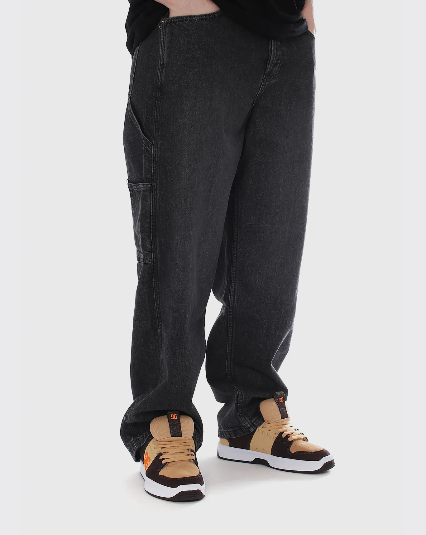 DC Worker Carpenter Denim Pant - Black - Sale