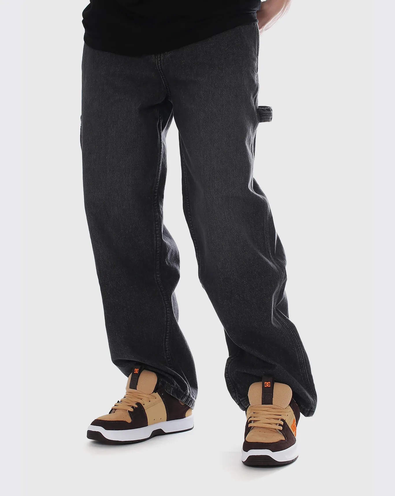 DC Worker Carpenter Denim Pant - Black - Sale