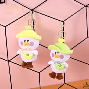 DUCKLING SOFT-TOY KEYCHAIN.