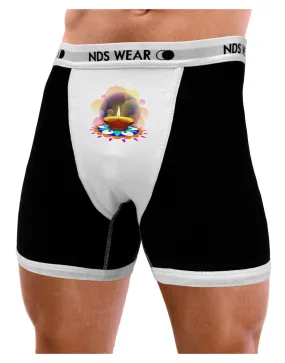 Festive Diya and Rangoli Mens Boxer Brief Underwear by NDS Wear