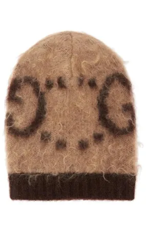 GG Mohair Knitted Beanie