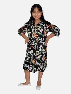 Girls Full Sleeve Shirt Dress