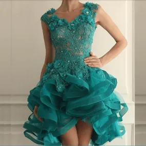 Green Cocktail Dresses / Homecoming Dresses