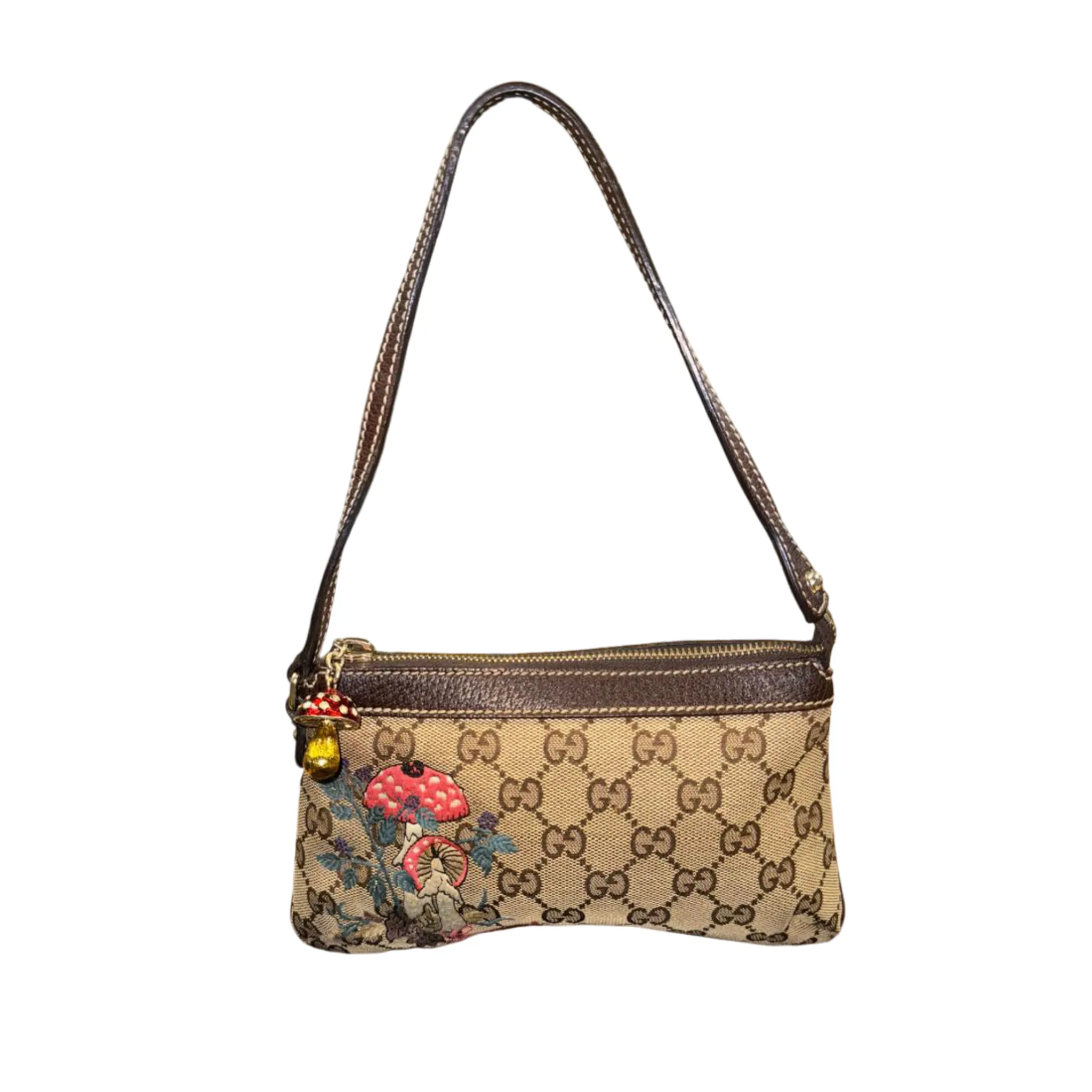 Gucci Mushroom Monogram Pochette Limited Edition