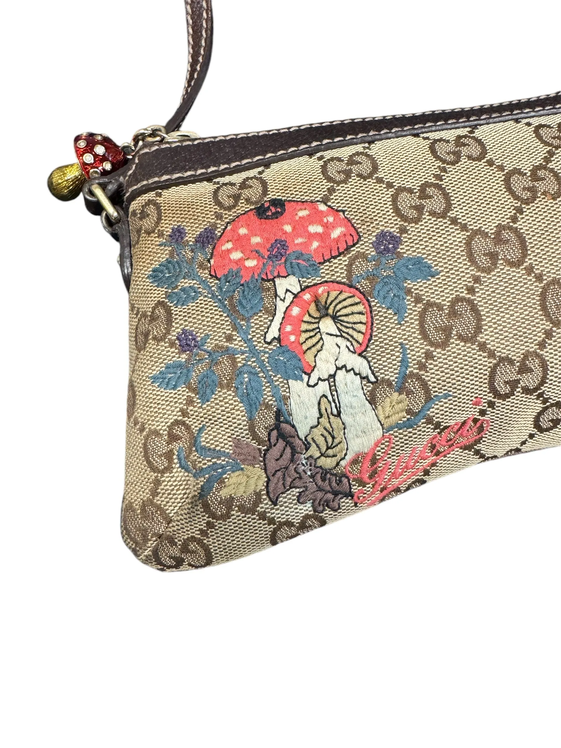 Gucci Mushroom Monogram Pochette Limited Edition