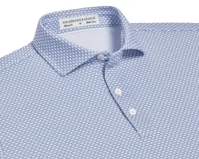 Holderness & Bourne The Locke Shirt: White & Aberdeen Blue