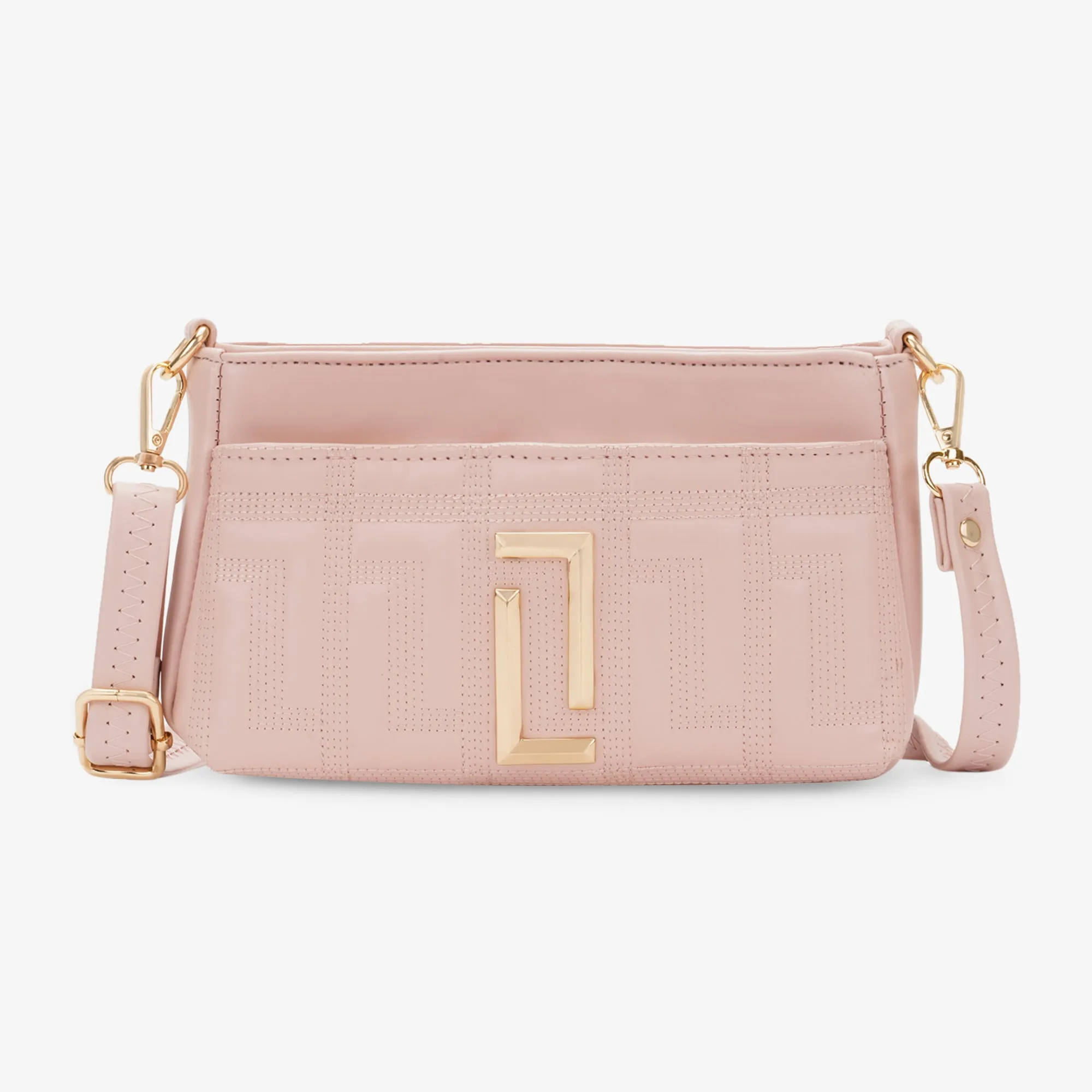 Lavie Luxe Helena Rose Pink Small Women's 3 Compartment Sling