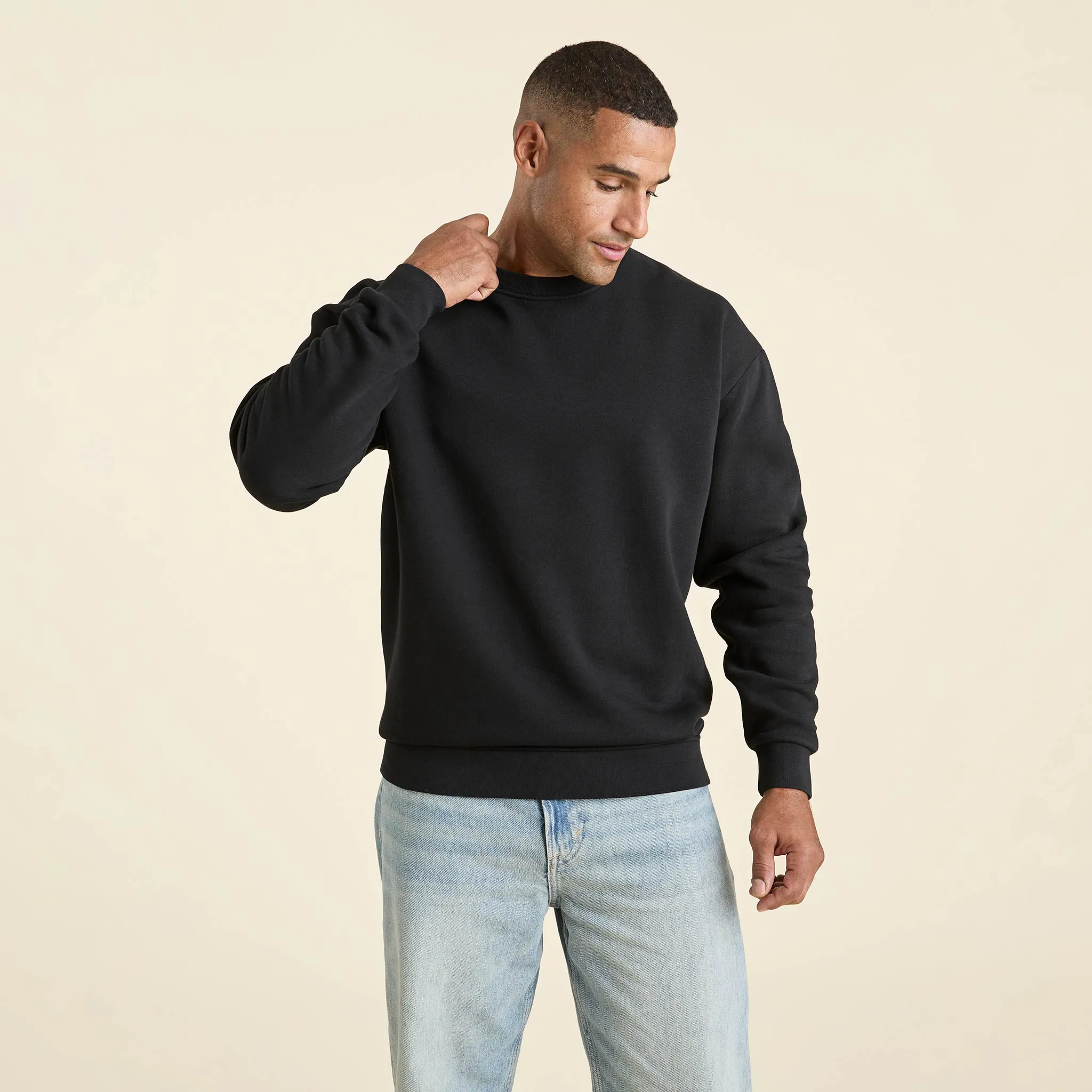 Men's Classic Crewneck Sweatshirt | Black