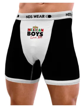 Mexican Boys Love Me Mens Boxer Brief Underwear