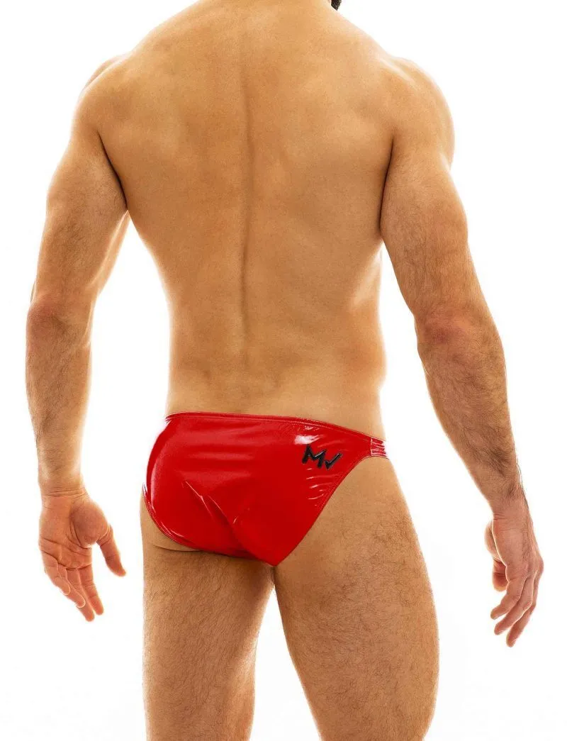 MODUS VIVENDI Briefs Viral Vinyl Glossy Low-Cut Brief Red 08013 B52