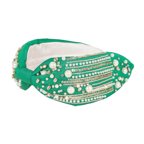 Pearl Sequin Bead Embellished Headband