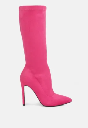 Playdate High Heeled Calf Boots