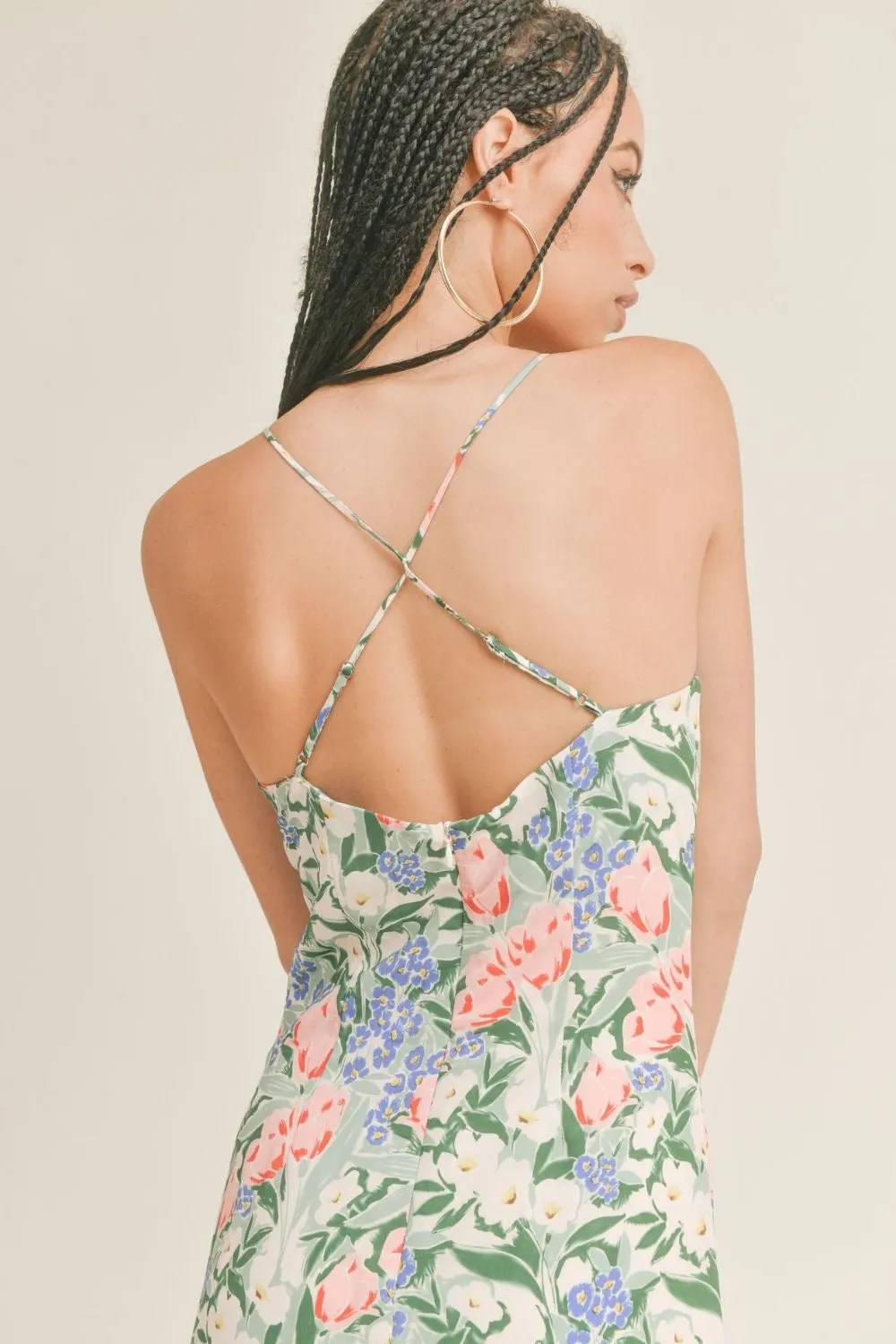 Sage The Label | Romantic Floral Midi Dress