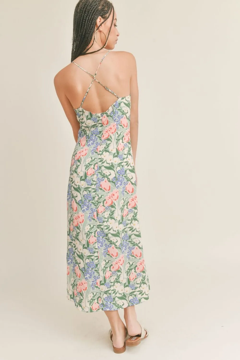 Sage The Label | Romantic Floral Midi Dress