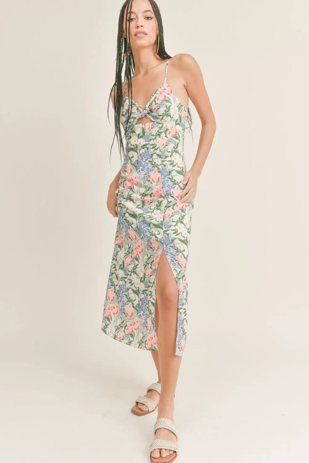 Sage The Label | Romantic Floral Midi Dress