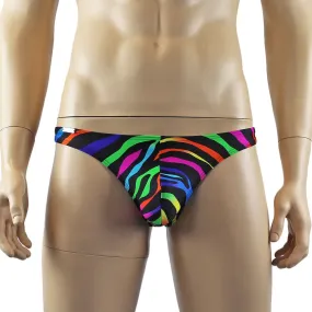 SALE - Mens Rainbow Zebra Gay Pride Thong, Male Lingerie Sexy G string