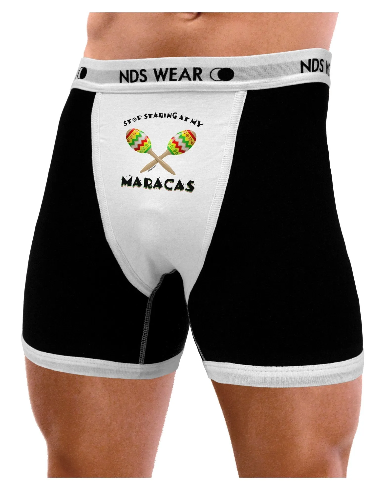 Stop Staring At My Maracas Mens Boxer Brief Underwear