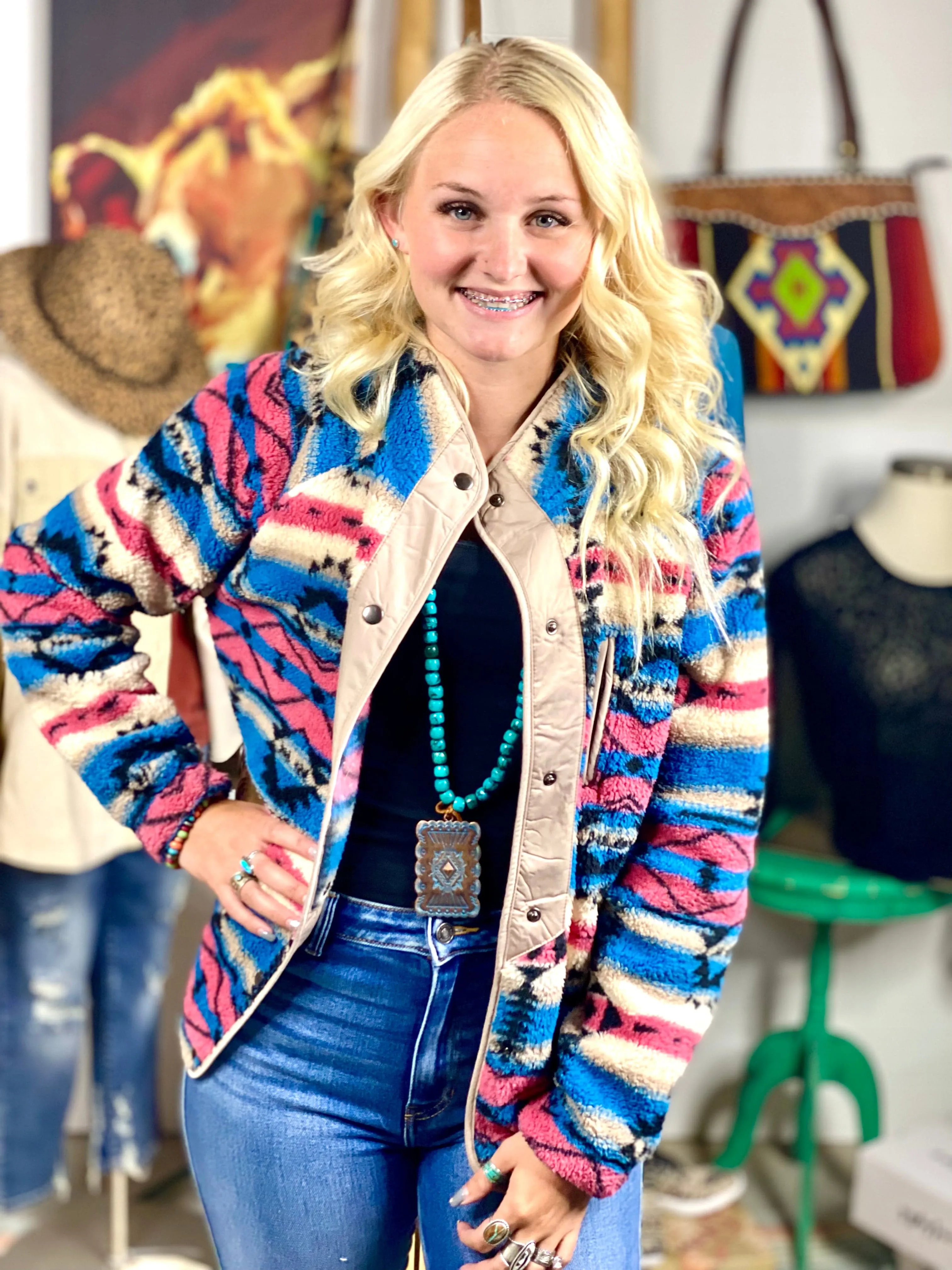 The Park City Peaks Aztec Jacket