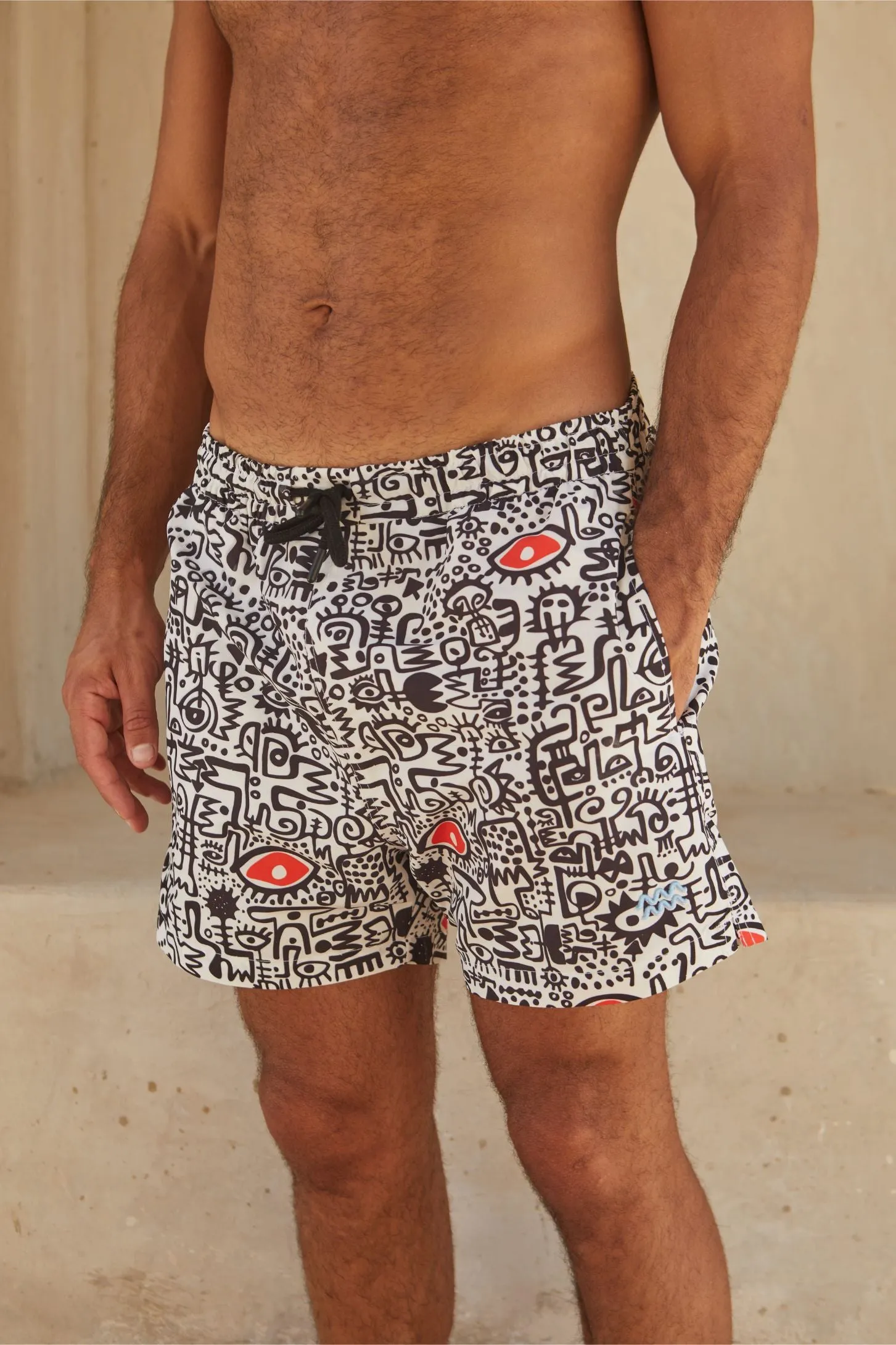 TRIBAL CODE SWIM SHORTS