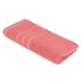 Unisex Coral Basic Terry Bath Towel