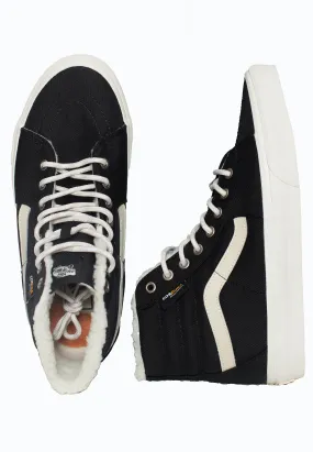 Vans - Sk8 Hi Cordura Sherpa Black/Marshmallow - Shoes