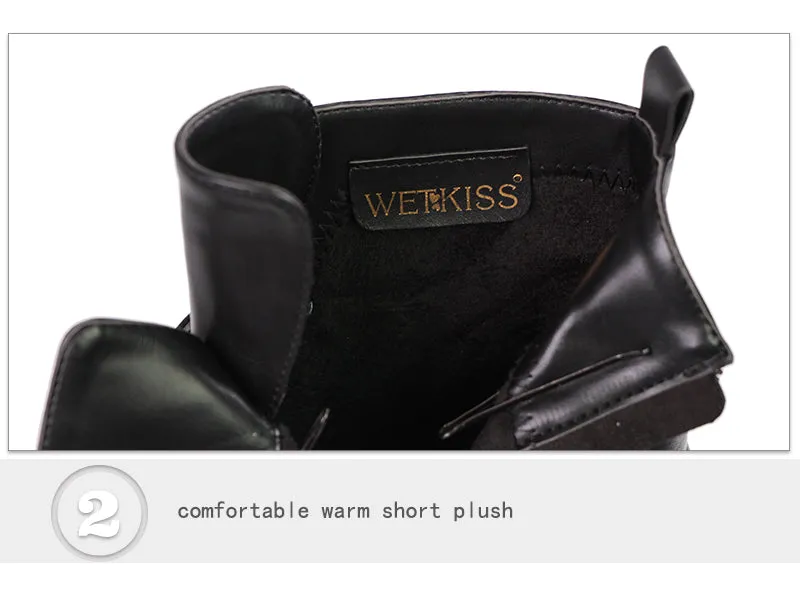 WETKISS Buckle Strap High Heels