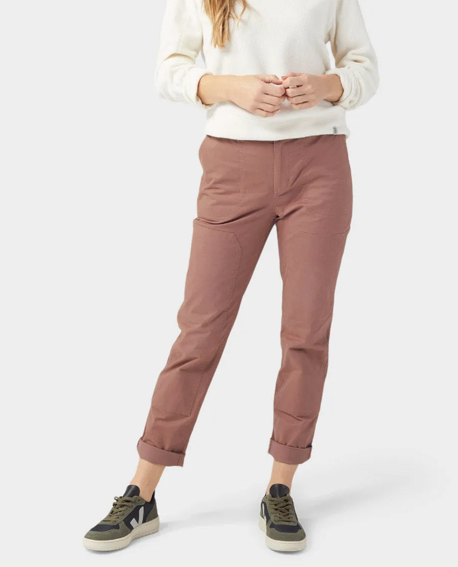 Women's Rivet Twill Carpenter Pant