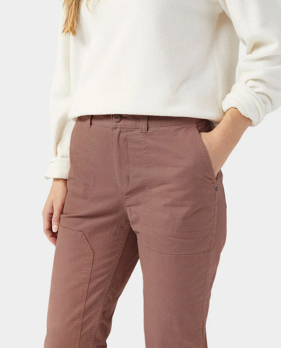 Women's Rivet Twill Carpenter Pant